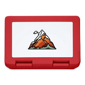 Mountains Landscape - Lunchbox - red - Front