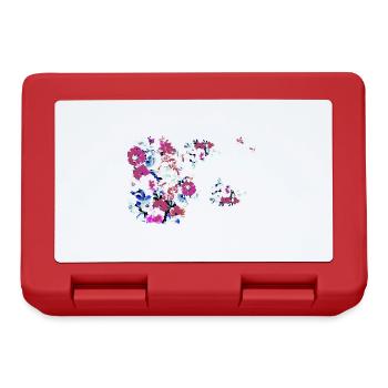 Fleurs,Fleur,Printemps,Fleurs - Boîte à goûter - rouge - Devant