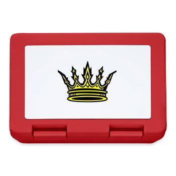 Symbole du roi de la couronne - Boîte à goûter - rouge - Devant