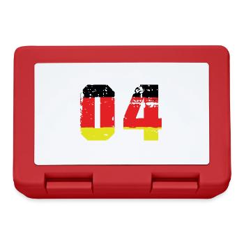 Maillot Allemagne numéro 4 - Boîte à goûter - rouge - Devant
