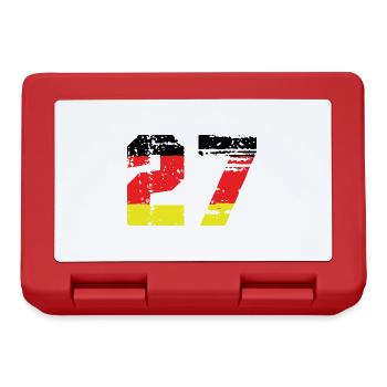 27 Numéro Allemagne Jersey - Boîte à goûter - rouge - Devant