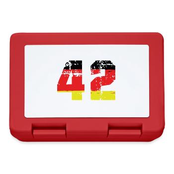 42 Numéro Allemagne Jersey - Boîte à goûter - rouge - Devant