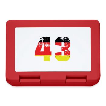 43 Numéro Allemagne Jersey - Boîte à goûter - rouge - Devant