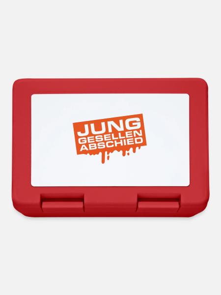 Junggesellenabschied Jga - Brotdose - Rot