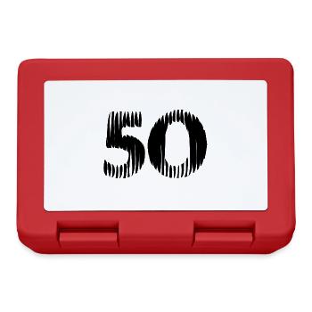 50 number jersey - Lunchbox - red - Front