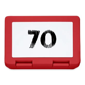 70 number jersey - Lunchbox - red - Front