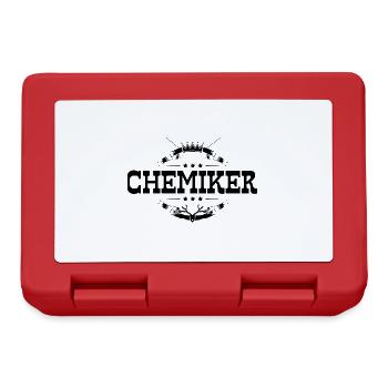 Chemiker Beruf - Brotdose - Rot - Vorne