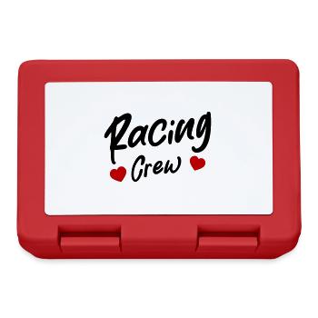 Coeur d’équipage de course - Boîte à goûter - rouge - Devant
