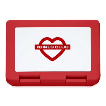 Girls Club Heart - Lunchbox - red - Front