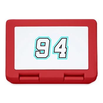 94 Number Symbol - Lunchbox - red - Front