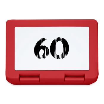 60 number jersey - Lunchbox - red - Front