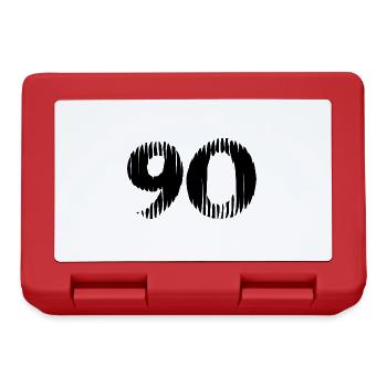 90 number jersey - Lunchbox - red - Front