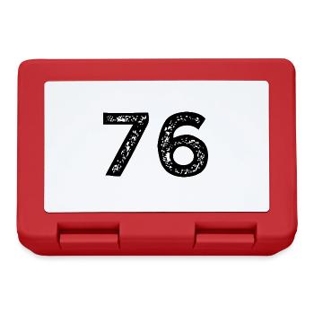 76 number jersey - Lunchbox - red - Front