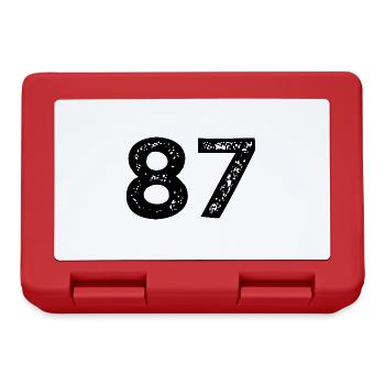 87 Number jersey - Lunchbox - red - Front