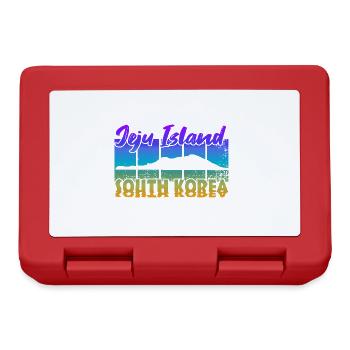 Jeju Island South Korea - Lunchbox - red - Front