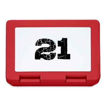 21 number jersey - Lunchbox - red - Front