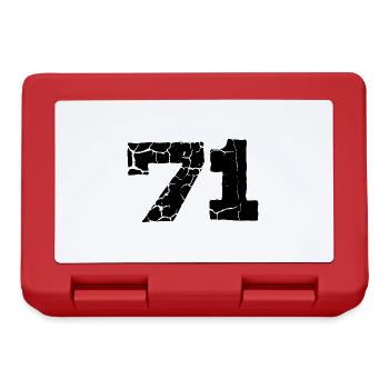 71 number jersey - Lunchbox - red - Front