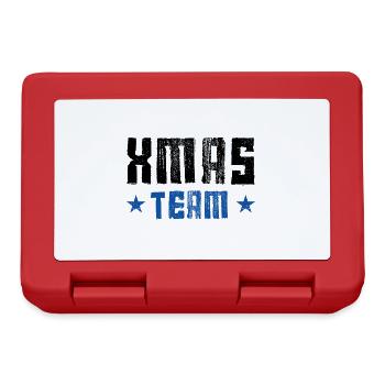 Xmas Team - Lunchbox - red - Front