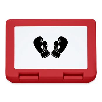 Gants de boxe Symbole Sports de boxe - Boîte à goûter - rouge - Devant