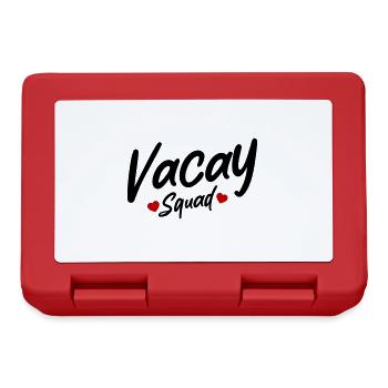 Vacay Squad Heart - Lunchbox - red - Front