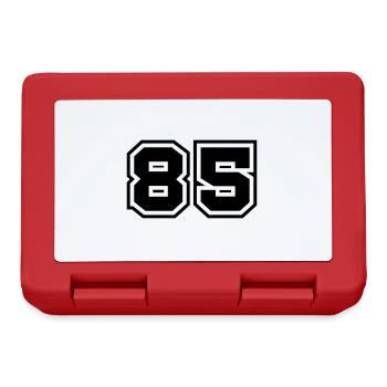 85 number symbol - Lunchbox - red - Front