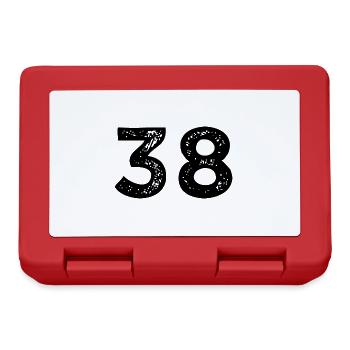 Maillot numéro 38 - Boîte à goûter - rouge - Devant