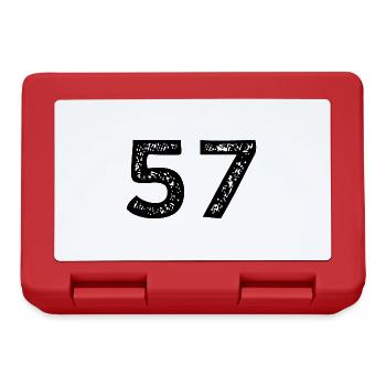 Maillot à 57 numéros - Boîte à goûter - rouge - Devant