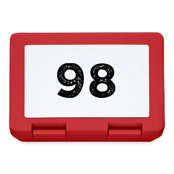 98 number jersey - Lunchbox - red - Front