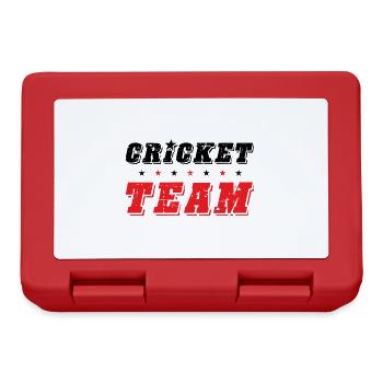Cricket Team - Brotdose - Rot - Vorne