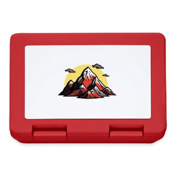 Mountains Alps Symbol - Lunchbox - red - Front