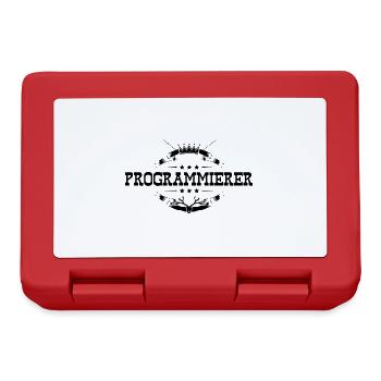 Programmierer Beruf - Brotdose - Rot - Vorne
