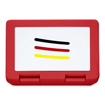 Ligne Allemagne - Boîte à goûter - rouge - Devant