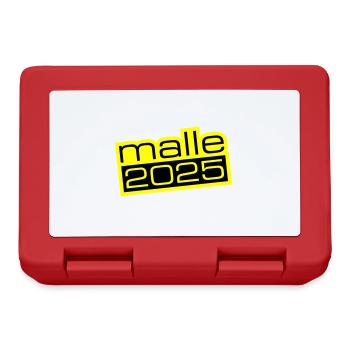 Malle 2025 - Brotdose - Rot - Vorne