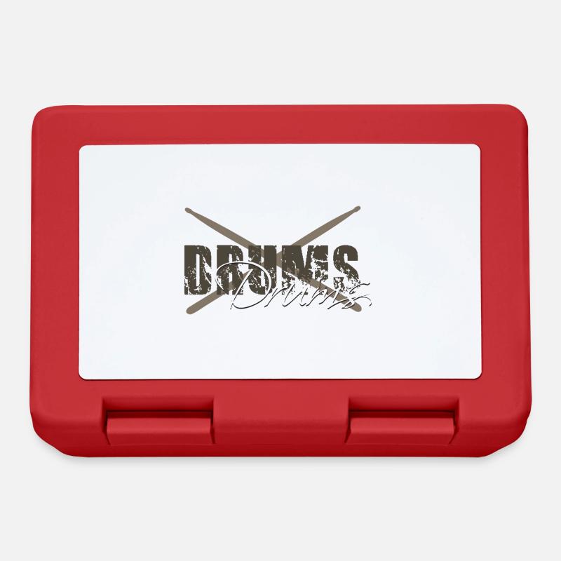 DRUMS5 7632x6480px - Lunchbox - red