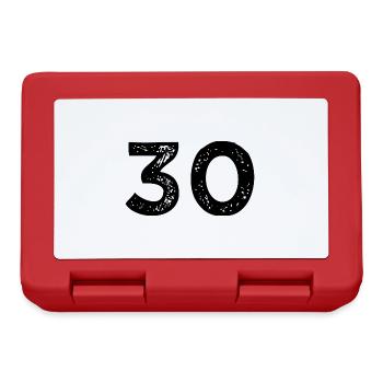 Maillot à 30 chiffres - Boîte à goûter - rouge - Devant