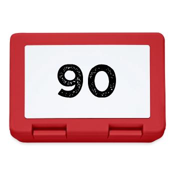 90 number jersey - Lunchbox - red - Front
