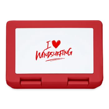 I love windsurfing - Lunchbox - red - Front