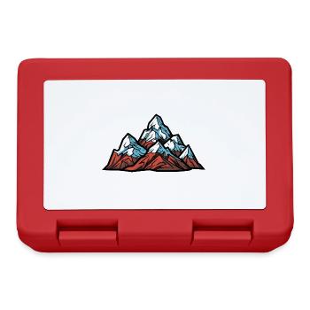 Mountains Alps Symbol - Lunchbox - red - Front
