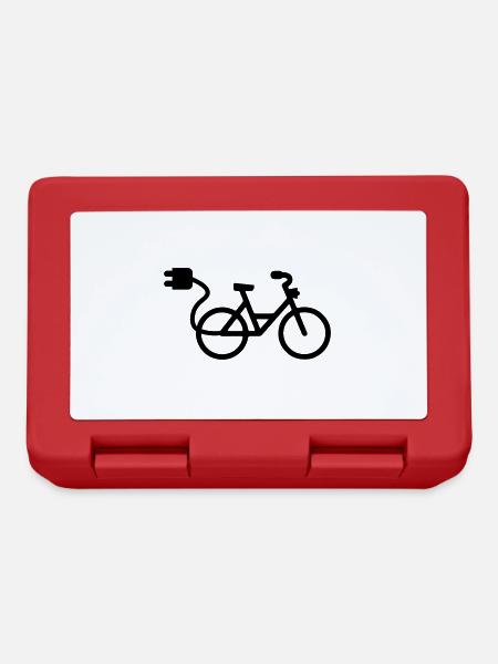 vélo électrique - Boîte à goûter - rouge