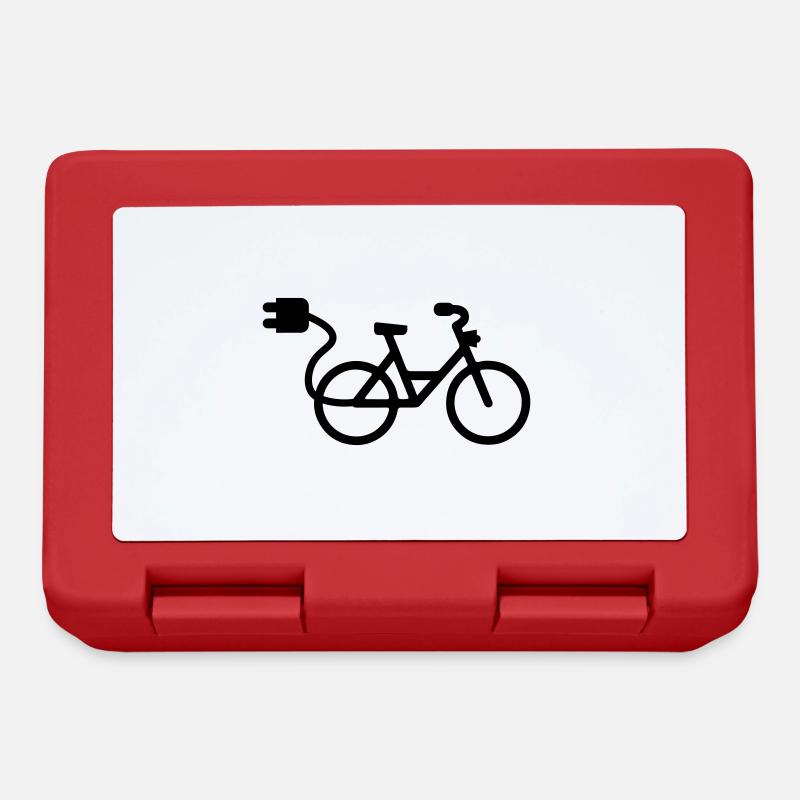 vélo électrique - Boîte à goûter - rouge