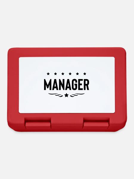 Manager Beruf - Brotdose - Rot