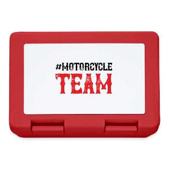 Motorcycle Team - Brotdose - Rot - Vorne