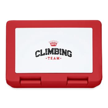 Climbing Team - Lunchbox - red - Front