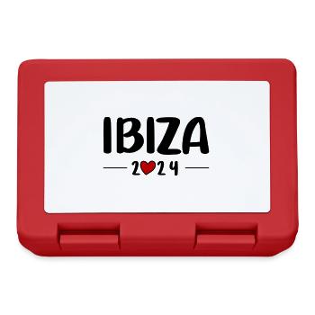 Ibiza 2024 Heart Trip - Lunchbox - red - Front