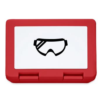 Skibrille icon - Brotdose - Rot - Vorne