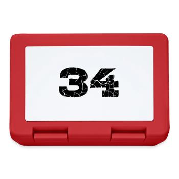 Maillot à 34 numéros - Boîte à goûter - rouge - Devant