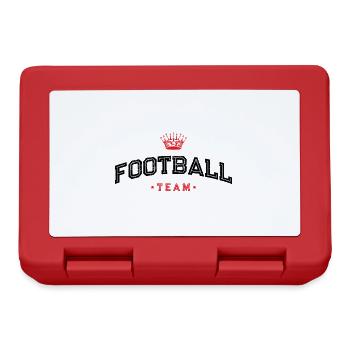 Équipe de football - Boîte à goûter - rouge - Devant