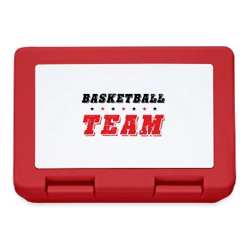 Équipe de basket-ball - Boîte à goûter - rouge - Devant