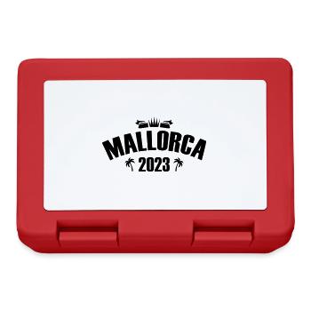 Mallorca 2023 - Brotdose - Rot - Vorne
