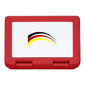 Symbole des couleurs de l'Allemagne - Boîte à goûter - rouge - Devant